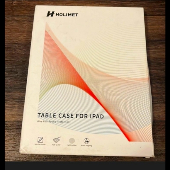 Holmiet Table Case For iPad Air 5th Gen 10.5" brown leather NEW - Picture 1 of 5